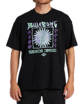 The Billabong Mens Cosmic Sun T-Shirt in Black