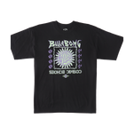 The Billabong Mens Cosmic Sun T-Shirt in Black