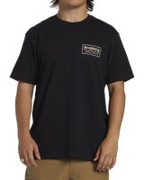 The Billabong Mens Walled T-Shirt in Black