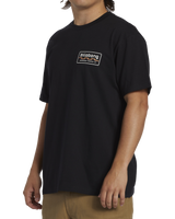 The Billabong Mens Walled T-Shirt in Black