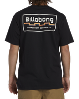 The Billabong Mens Walled T-Shirt in Black