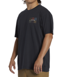 The Billabong Mens Reflections T-Shirt in Black