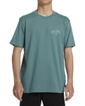 The Billabong Mens Arch Fill T-Shirt in Marine Green