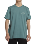 The Billabong Mens Arch Fill T-Shirt in Marine Green