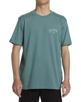 The Billabong Mens Arch Fill T-Shirt in Marine Green