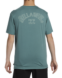 The Billabong Mens Arch Fill T-Shirt in Marine Green