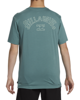 The Billabong Mens Arch Fill T-Shirt in Marine Green