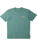 The Billabong Mens Arch Fill T-Shirt in Marine Green