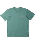 The Billabong Mens Arch Fill T-Shirt in Marine Green