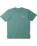 The Billabong Mens Arch Fill T-Shirt in Marine Green