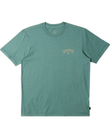 The Billabong Mens Arch Fill T-Shirt in Marine Green