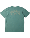 The Billabong Mens Arch Fill T-Shirt in Marine Green