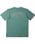 The Billabong Mens Arch Fill T-Shirt in Marine Green