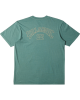 The Billabong Mens Arch Fill T-Shirt in Marine Green