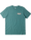 The Billabong Mens Walled T-Shirt in Marine Green