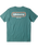 The Billabong Mens Walled T-Shirt in Marine Green