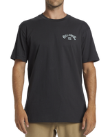 The Billabong Mens Arch Fill T-Shirt in Washed Black