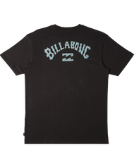 The Billabong Mens Arch Fill T-Shirt in Washed Black