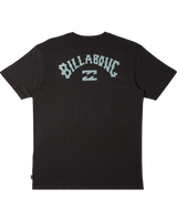 The Billabong Mens Arch Fill T-Shirt in Washed Black