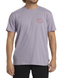 The Billabong Mens Crayon Wave T-Shirt in Purple Ash