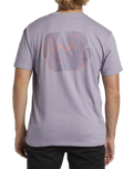 The Billabong Mens Crayon Wave T-Shirt in Purple Ash