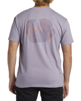 The Billabong Mens Crayon Wave T-Shirt in Purple Ash