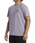 The Billabong Mens Crayon Wave T-Shirt in Purple Ash