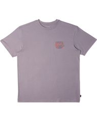 The Billabong Mens Crayon Wave T-Shirt in Purple Ash