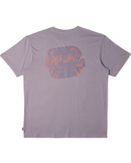 The Billabong Mens Crayon Wave T-Shirt in Purple Ash