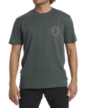 The Billabong Mens Rotor Diamond T-Shirt in Slate Green