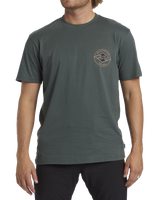 The Billabong Mens Rotor Diamond T-Shirt in Slate Green