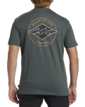 The Billabong Mens Rotor Diamond T-Shirt in Slate Green