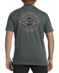 The Billabong Mens Rotor Diamond T-Shirt in Slate Green