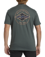 The Billabong Mens Rotor Diamond T-Shirt in Slate Green