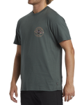 The Billabong Mens Rotor Diamond T-Shirt in Slate Green