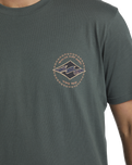 The Billabong Mens Rotor Diamond T-Shirt in Slate Green