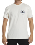 The Billabong Mens Rotor Diamond T-Shirt in Off White