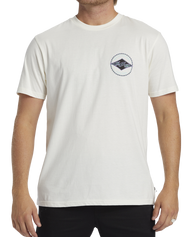 The Billabong Mens Rotor Diamond T-Shirt in Off White