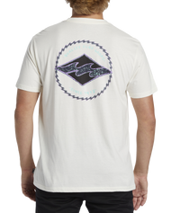 The Billabong Mens Rotor Diamond T-Shirt in Off White