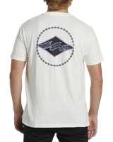 The Billabong Mens Rotor Diamond T-Shirt in Off White