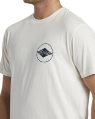 The Billabong Mens Rotor Diamond T-Shirt in Off White