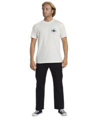 The Billabong Mens Rotor Diamond T-Shirt in Off White