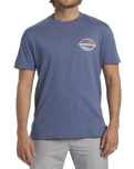 The Billabong Mens Walled T-Shirt in Slate Blue