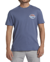 The Billabong Mens Walled T-Shirt in Slate Blue