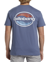 The Billabong Mens Walled T-Shirt in Slate Blue