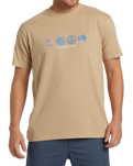 The Billabong Mens Earth Friends T-Shirt in Hazel