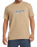 The Billabong Mens Earth Friends T-Shirt in Hazel