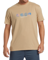 The Billabong Mens Earth Friends T-Shirt in Hazel