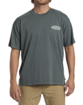 The Billabong Mens Arch Wave OG T-Shirt in Slate Green