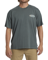 The Billabong Mens Arch Wave OG T-Shirt in Slate Green